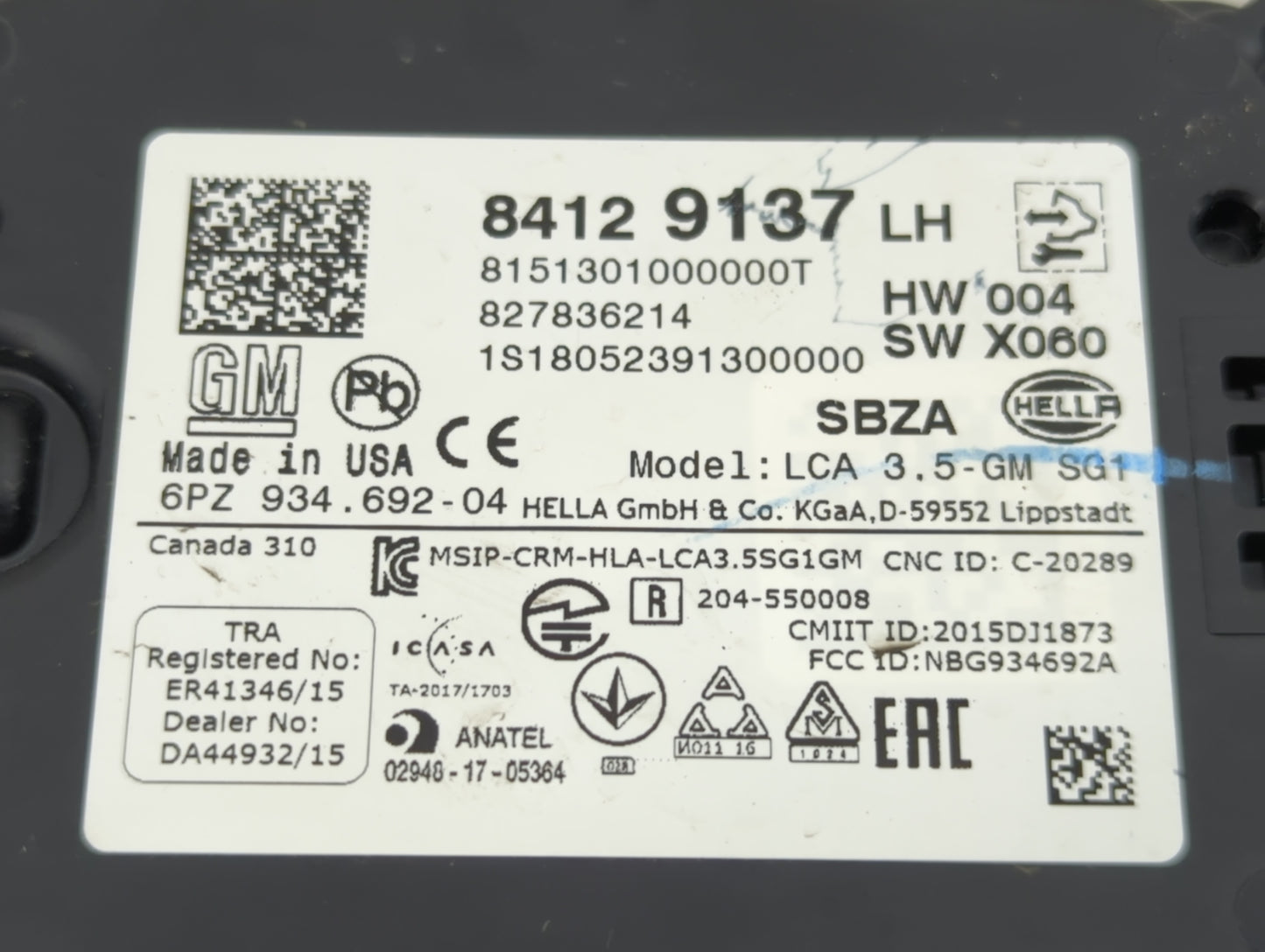 2018-2020 Chevrolet Equinox PCM Engine Control Computer ECU ECM PCU OEM P/N:827836214 84129137 Fits OEM Used Auto Parts - Oe