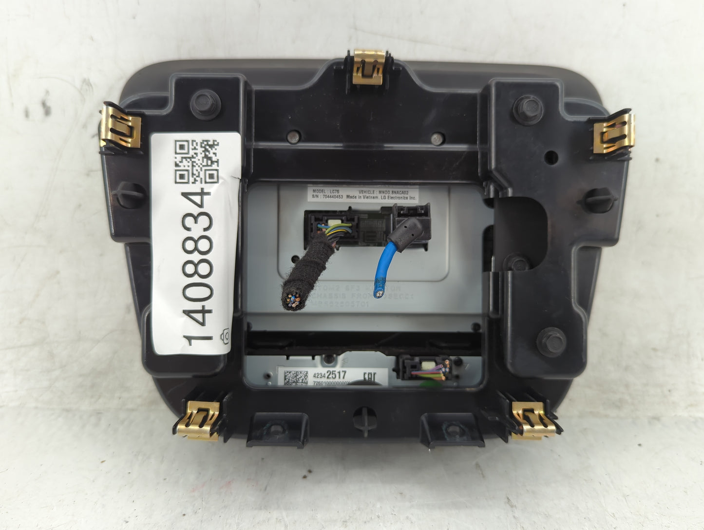 2018 Chevrolet Equinox Radio AM FM Cd Player Receiver Replacement P/N:84278527 Fits Fits 2017 2019 OEM Used Auto Parts - Oem