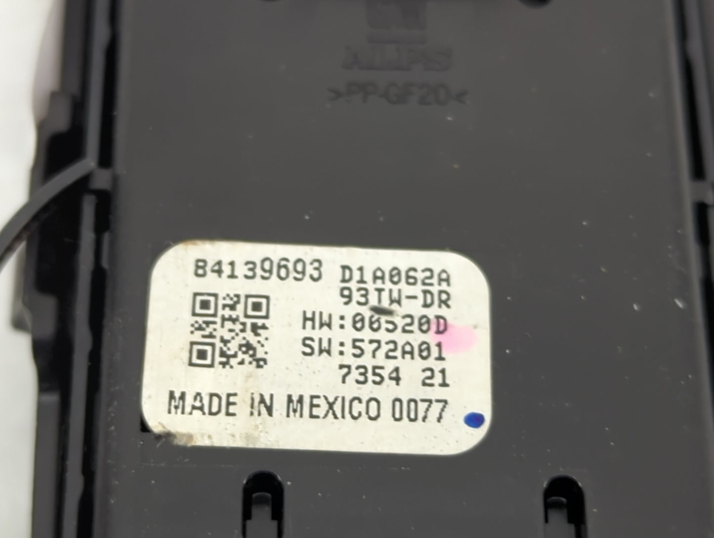 2018-2022 Chevrolet Equinox Master Power Window Switch Replacement Driver Side Left P/N:84139693 D1A062A Fits OEM Used Auto