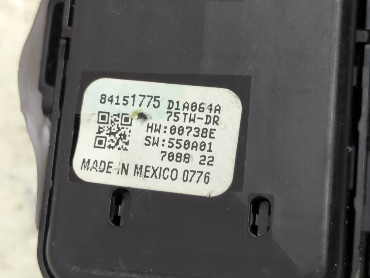 2018-2022 Chevrolet Equinox Master Power Window Switch Replacement Driver Side Left P/N:84151775 D1A064A Fits OEM Used Auto