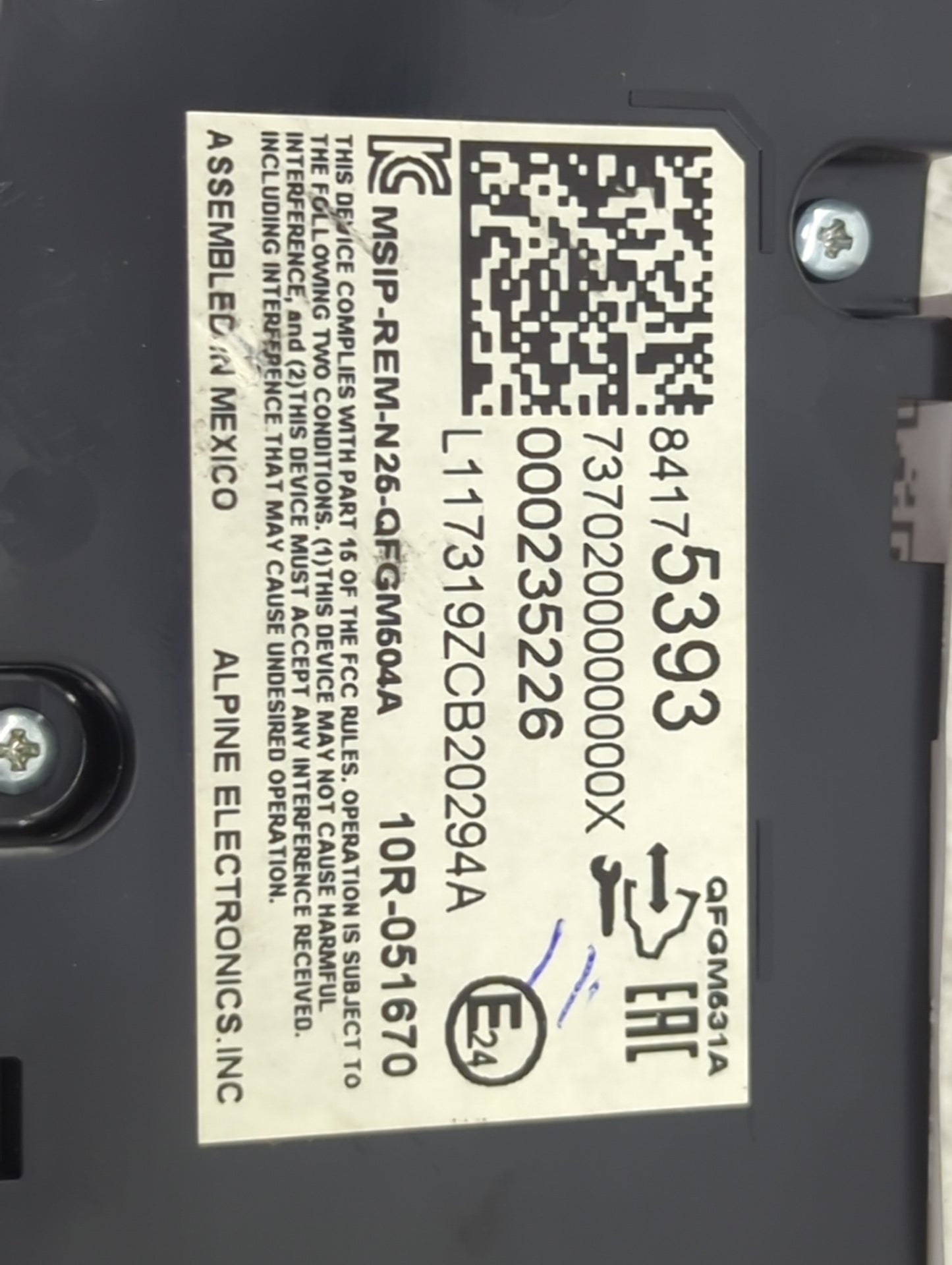 2018 Chevrolet Equinox Climate Control Module Temperature AC/Heater Replacement P/N:84175393 13509464AA Fits OEM Used Auto P