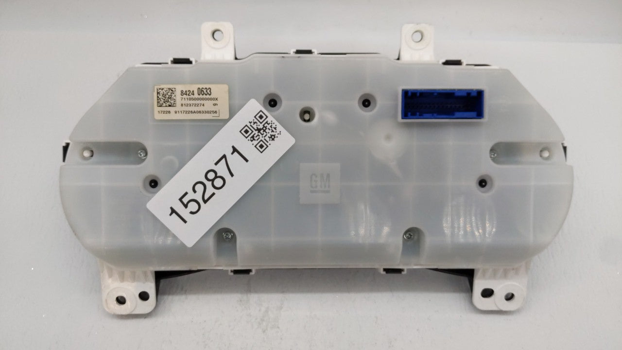 2018 Chevrolet Equinox Instrument Cluster Speedometer Gauges P/N:812372274 84240633, 84424074 Fits OEM Used Auto Parts - Oem