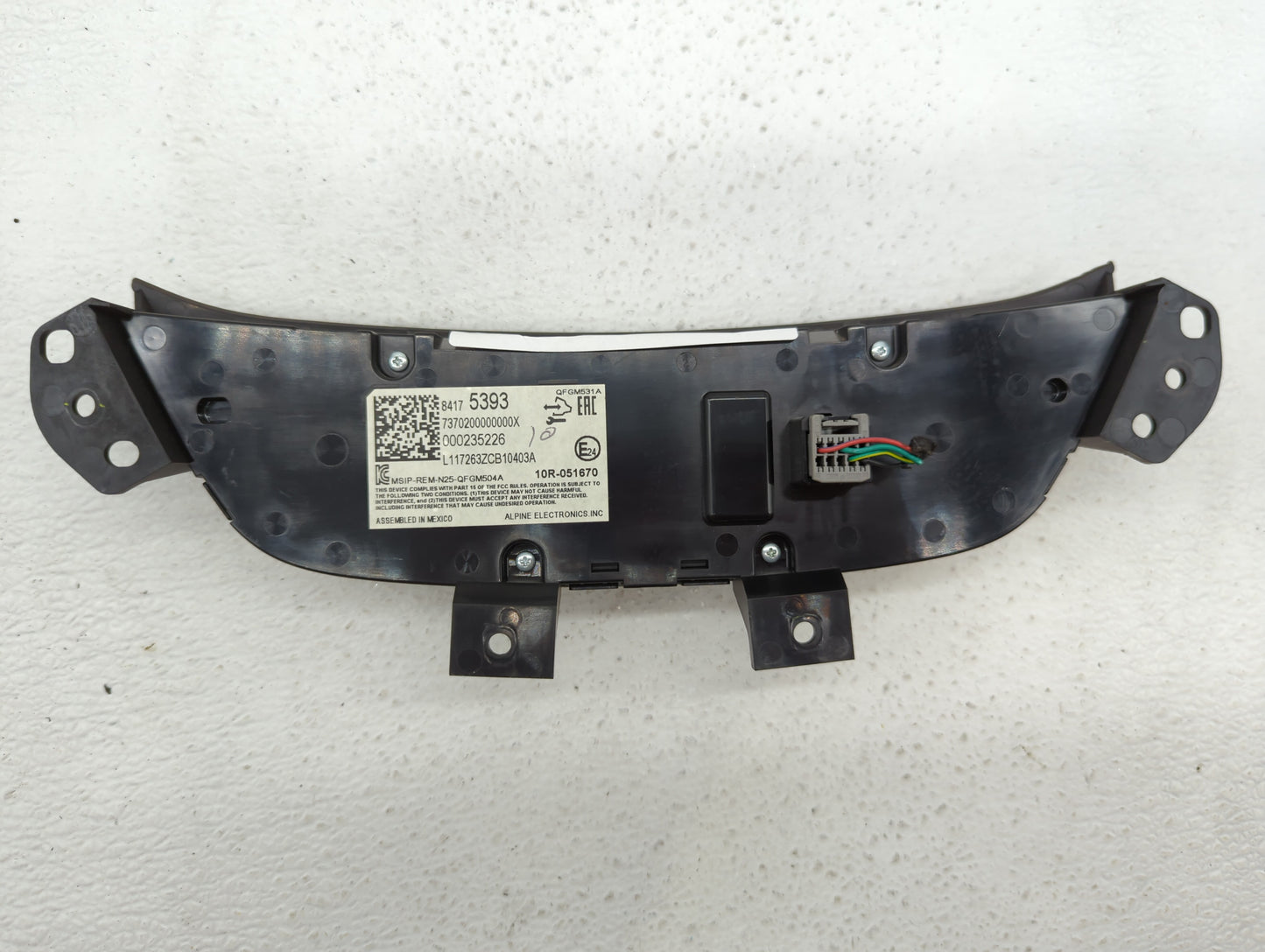 2018 Chevrolet Equinox Climate Control Module Temperature AC/Heater Replacement P/N:84175393 84175394 Fits OEM Used Auto Par