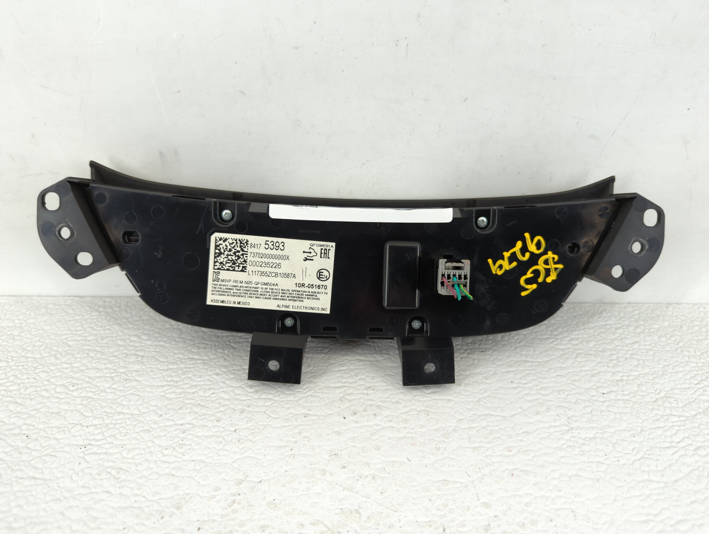 2018 Chevrolet Equinox Climate Control Module Temperature AC/Heater Replacement P/N:84175393 84175394 Fits OEM Used Auto Par