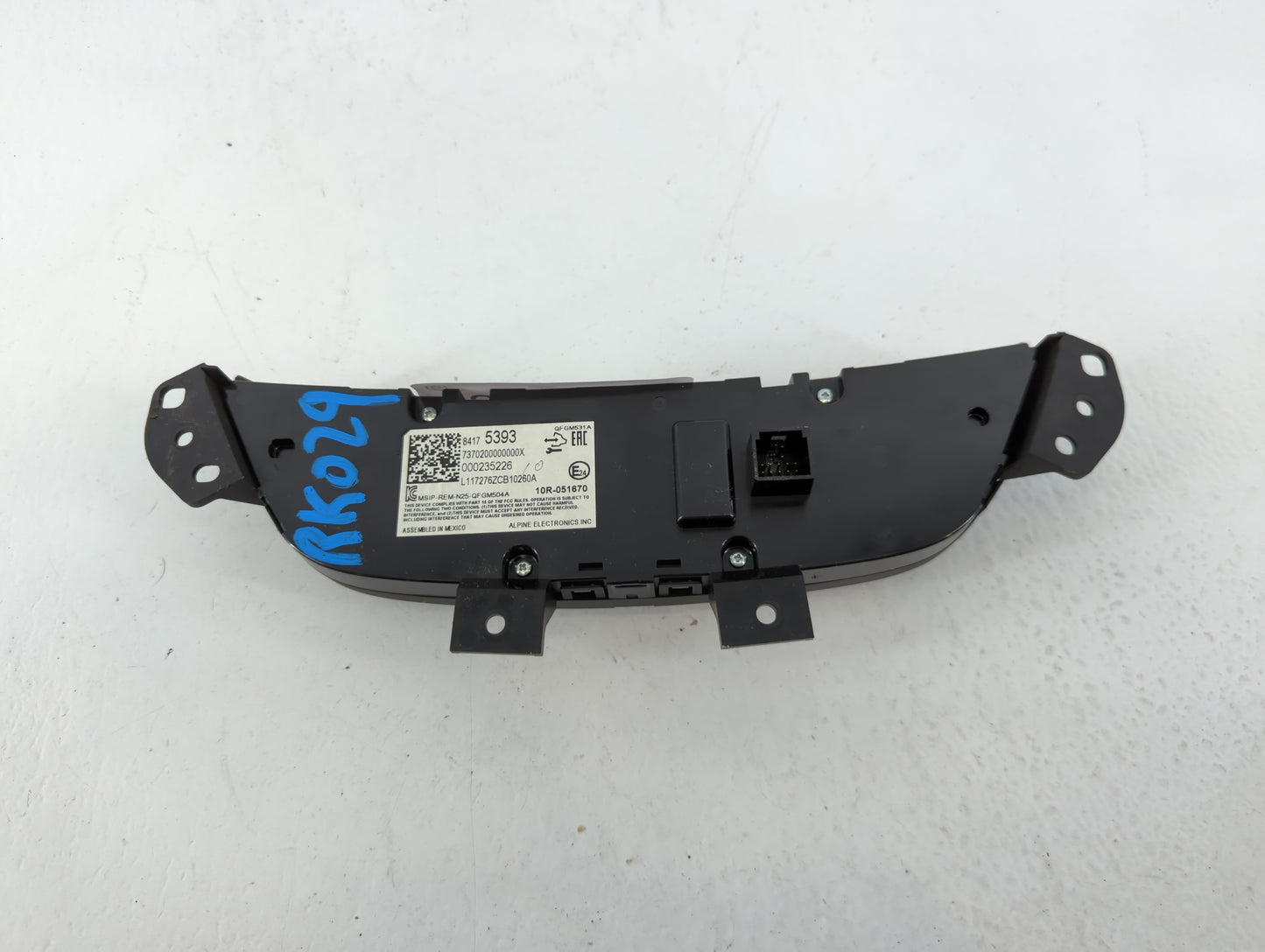 2018 Chevrolet Equinox Climate Control Module Temperature AC/Heater Replacement P/N:84175394 Fits OEM Used Auto Parts - Oemu