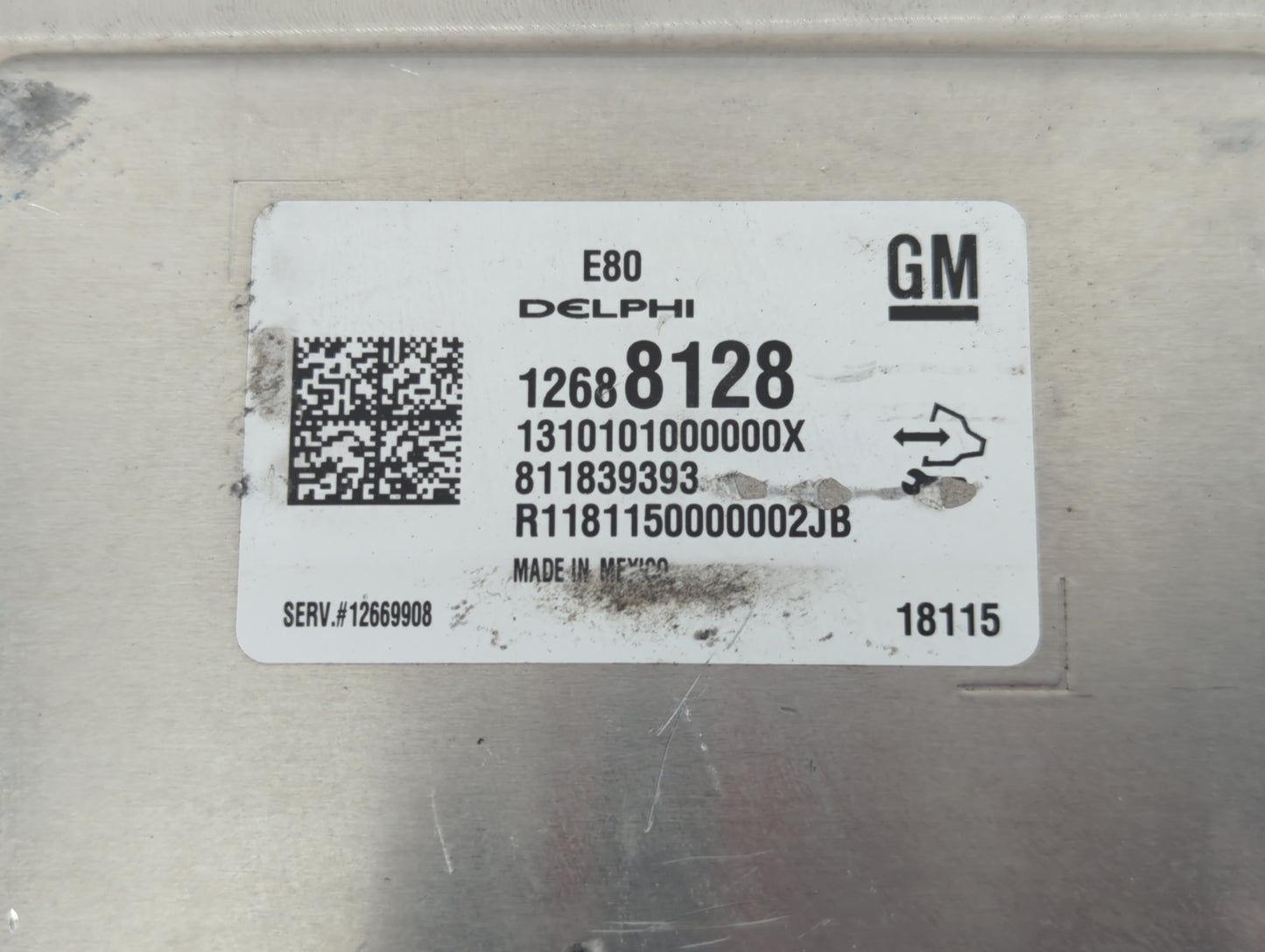 2018-2020 Chevrolet Equinox PCM Engine Control Computer ECU ECM PCU OEM P/N:12688128 Fits Fits 2017 2018 2019 2020 2021 2022