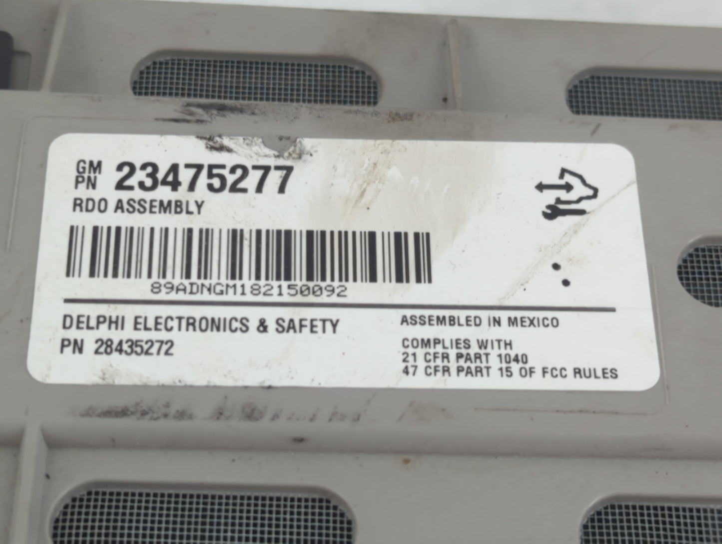 2015-2021 Chevrolet Express 2500 Radio AM FM Cd Player Receiver Replacement P/N:23475277 Fits OEM Used Auto Parts - Oemuseda