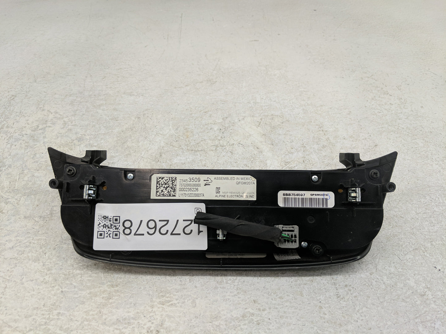 2014-2020 Chevrolet Impala Climate Control Module Temperature AC/Heater Replacement P/N:23453509 Fits OEM Used Auto Parts -