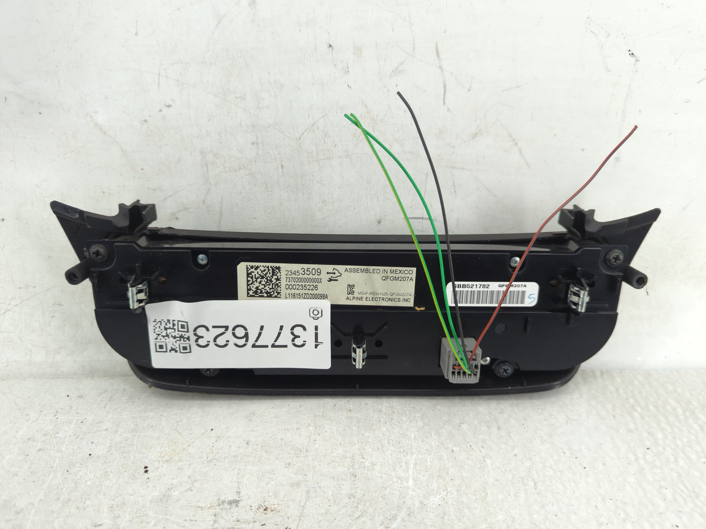 2014-2020 Chevrolet Impala Climate Control Module Temperature AC/Heater Replacement P/N:2345 3509 Fits OEM Used Auto Parts -