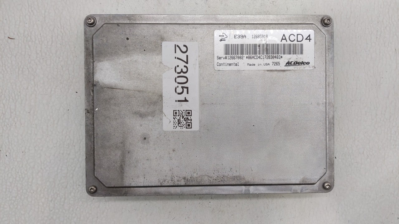 2017-2019 Chevrolet Impala PCM Engine Control Computer ECU ECM PCU OEM P/N:12666068 12667002, 12666070 Fits Fits 2017 2018 2