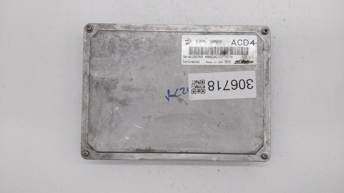 2017-2019 Chevrolet Impala PCM Engine Control Computer ECU ECM PCU OEM P/N:12666068 12667002, 12666070 Fits Fits 2017 2018 2
