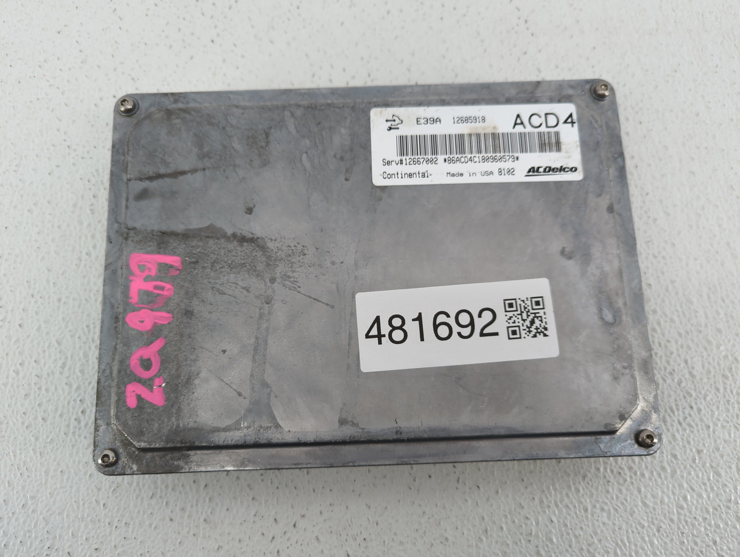 2017-2020 Chevrolet Impala PCM Engine Control Computer ECU ECM PCU OEM P/N:12667002 12685918 Fits Fits 2017 2018 2019 2020 O