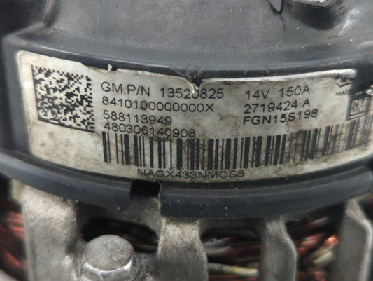 2017-2020 Chevrolet Impala Alternator Replacement Generator Charging Assembly Engine OEM P/N:13520825 Fits OEM Used Auto Parts