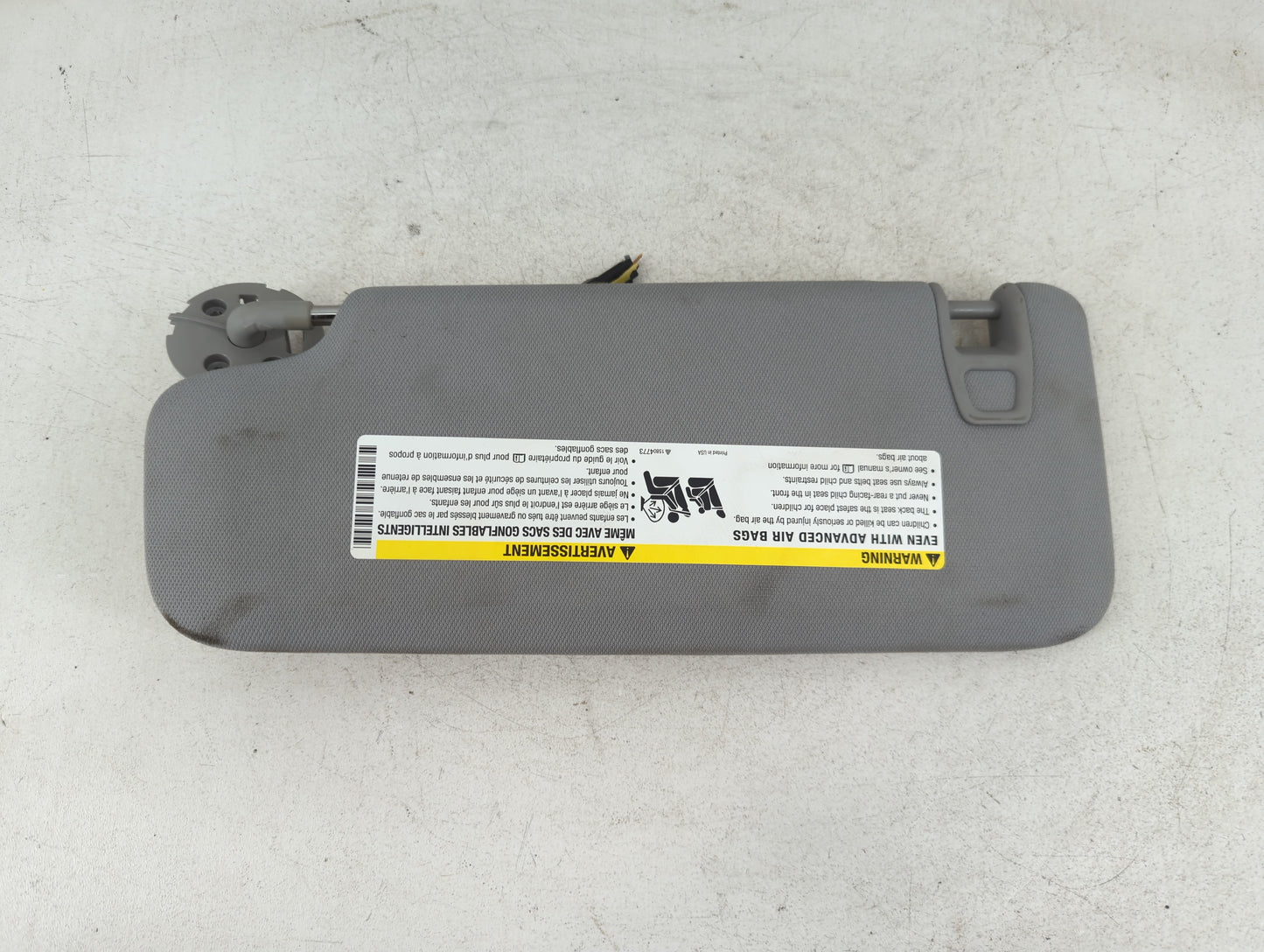 2016-2021 Chevrolet Malibu Sun Visor Shade Replacement Passenger Right Mirror Fits Fits 2016 2017 2018 2019 2020 2021 OEM Us