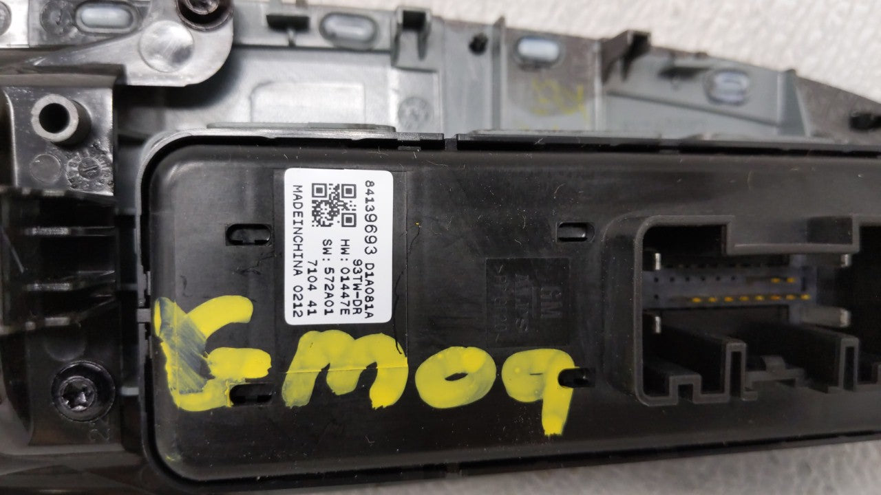 2016-2021 Chevrolet Malibu Master Power Window Switch Replacement Driver Side Left P/N:84025562 84513464 Fits OEM Used Auto