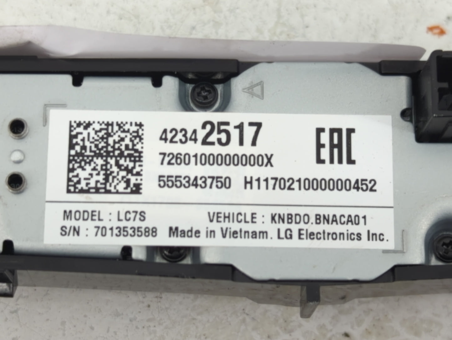 2018-2018 Chevrolet Malibu Radio Control Panel - Oemusedautoparts1.com