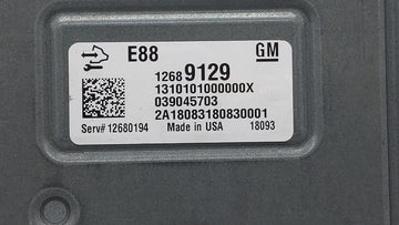 2018-2019 Chevrolet Malibu PCM Engine Control Computer ECU ECM PCU OEM P/N:12691559 12694511, 12689129 Fits Fits 2018 2019 OEM Used Auto Parts