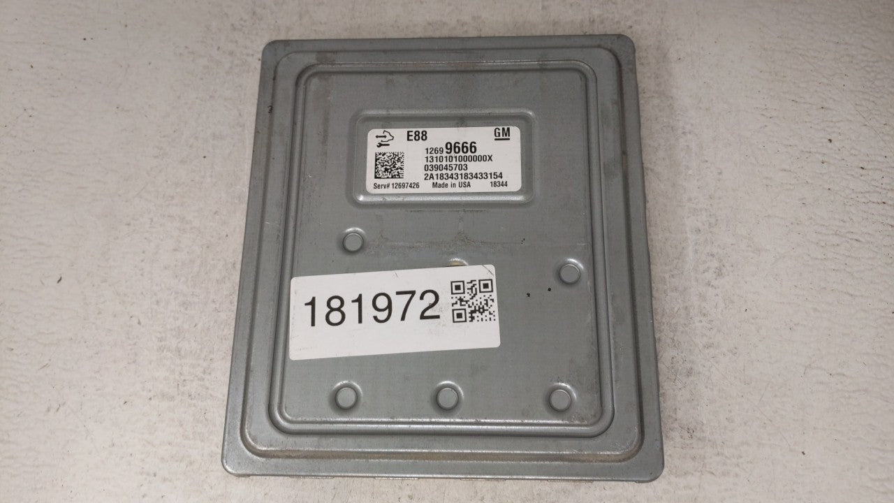2018-2019 Chevrolet Malibu PCM Engine Control Computer ECU ECM PCU OEM P/N:12691559 12694511, 12689129 Fits Fits 2018 2019 O
