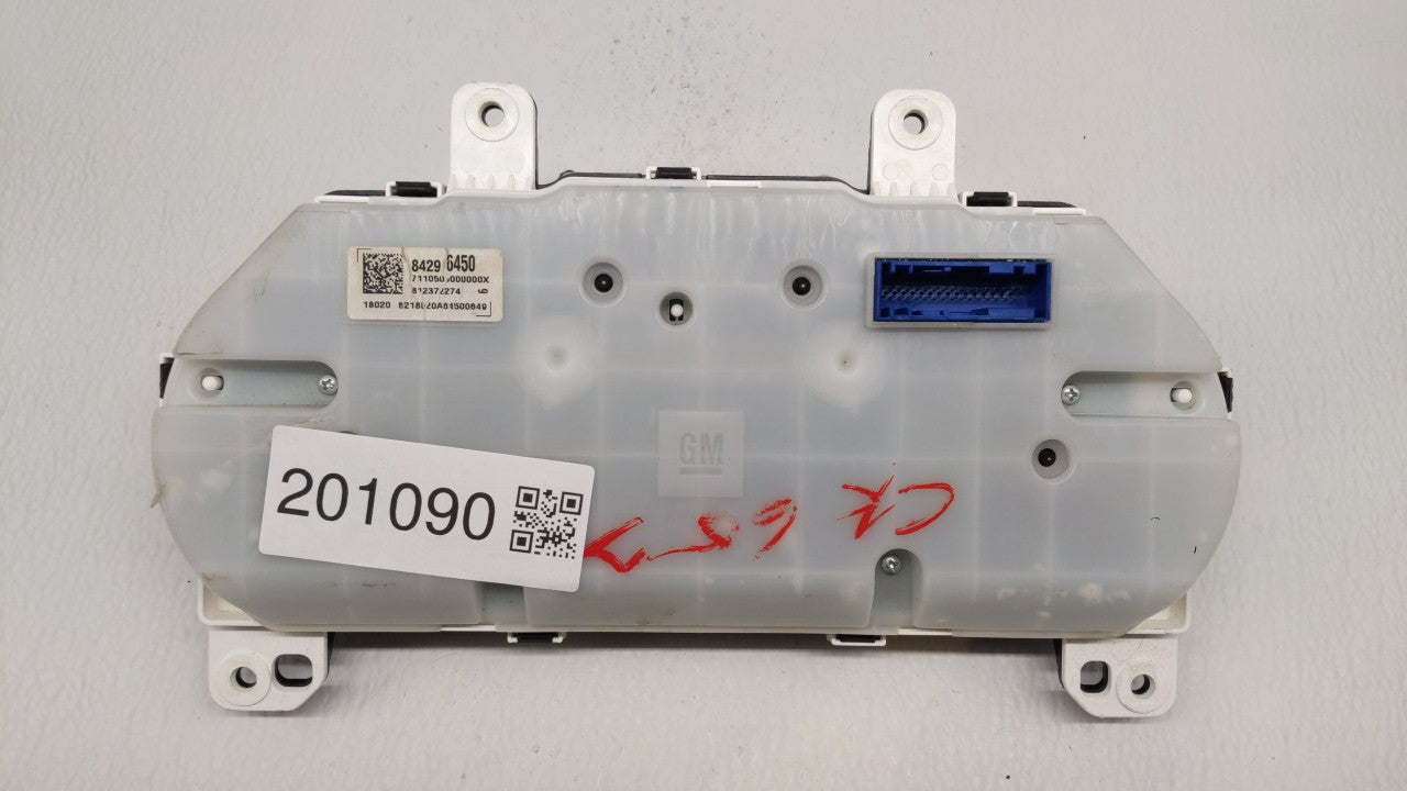 2017-2018 Chevrolet Malibu Instrument Cluster Speedometer Gauges P/N:84356877 84128302, 84451585, 84296450 Fits Fits 2017 20
