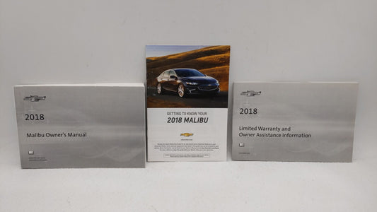 2018 Chevrolet Malibu Owners Manual Book Guide OEM Used Auto Parts
