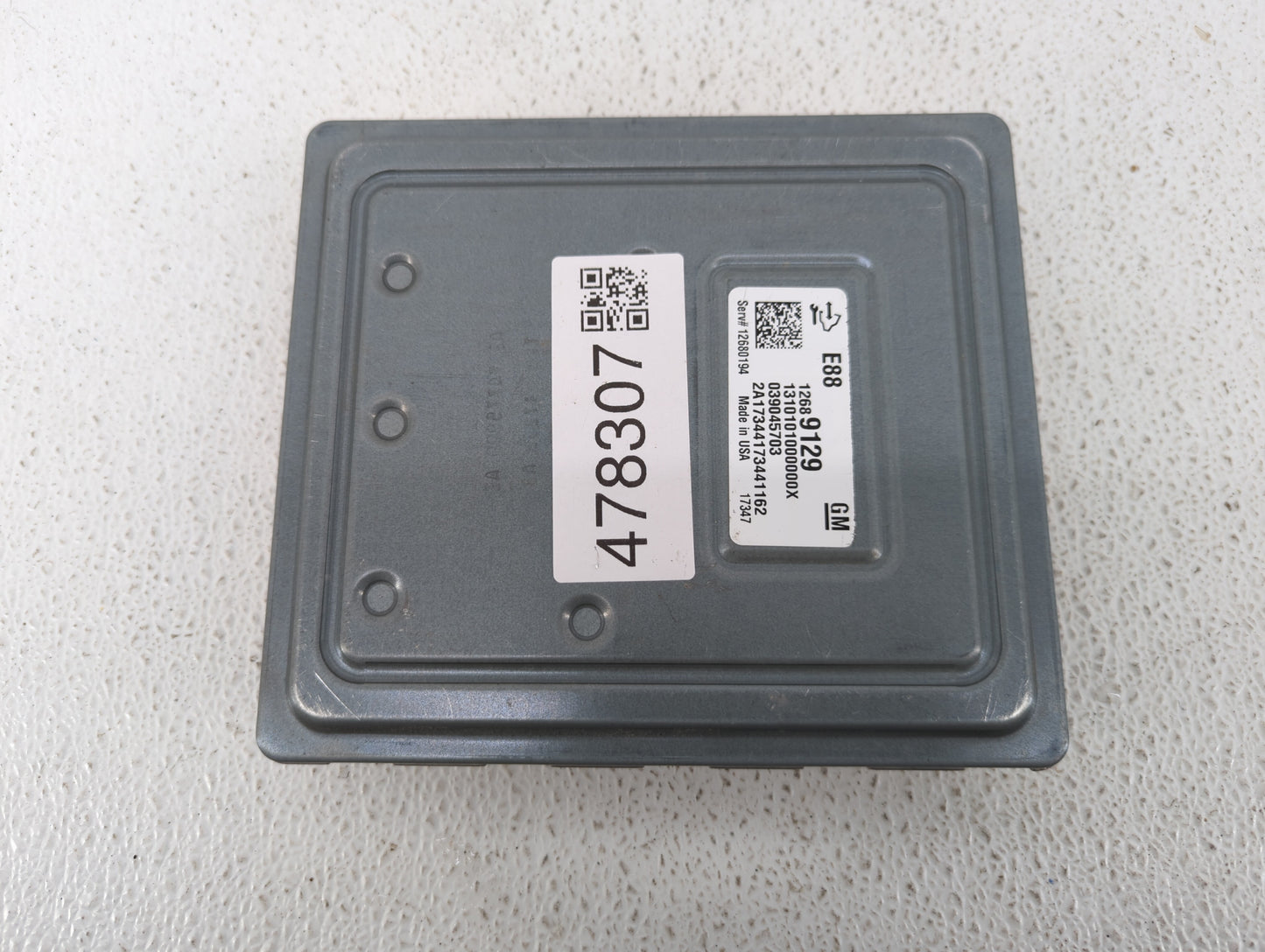 2018-2019 Chevrolet Malibu PCM Engine Control Computer ECU ECM PCU OEM P/N:12699666 12689129, 12697426 Fits Fits 2018 2019 O