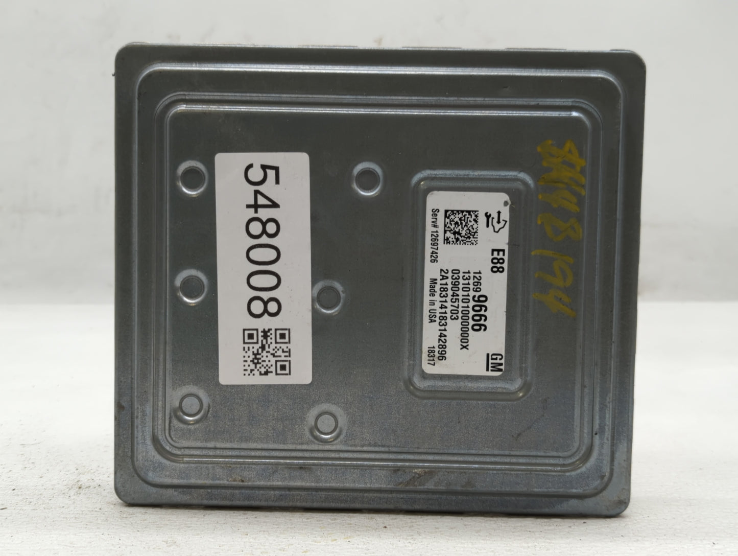 2018-2019 Chevrolet Malibu PCM Engine Control Computer ECU ECM PCU OEM P/N:12691559, 12699666, 12697426 Fits Fits 2018 2019