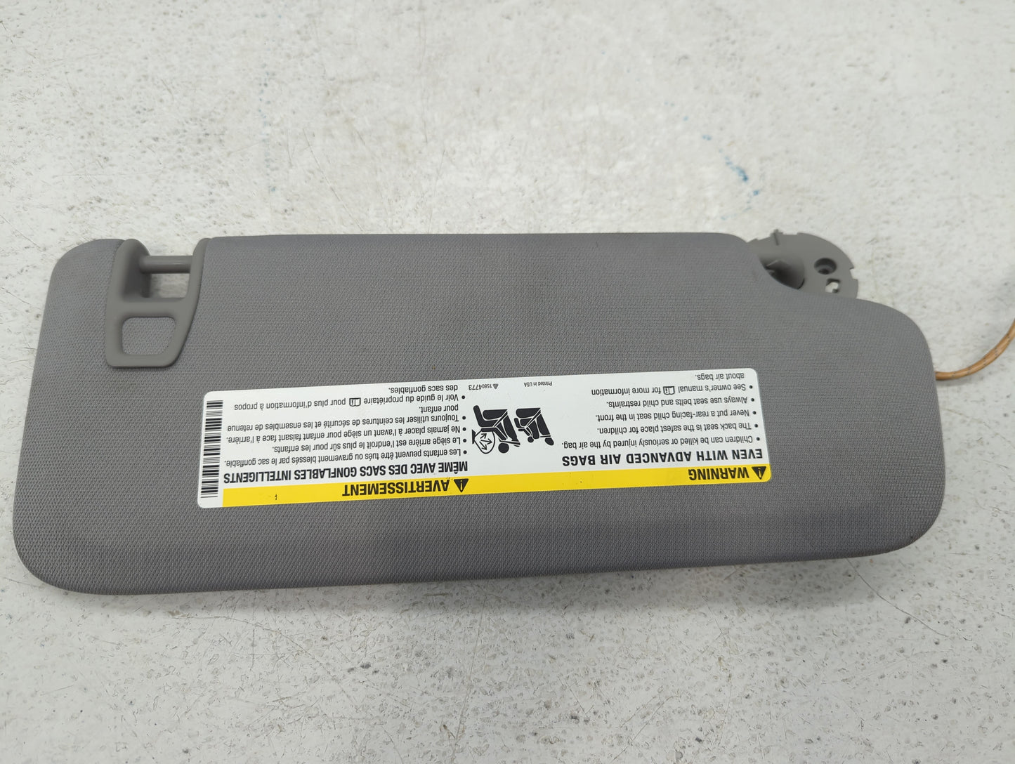 2016-2021 Chevrolet Malibu Sun Visor Shade Replacement Driver Left Mirror Fits Fits 2016 2017 2018 2019 2020 2021 OEM Used A