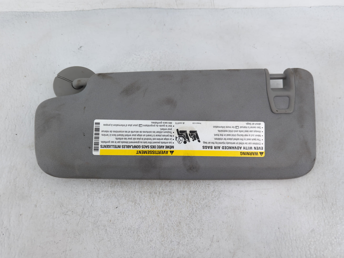 2016-2021 Chevrolet Malibu Sun Visor Shade Replacement Passenger Right Mirror Fits Fits 2016 2017 2018 2019 2020 2021 OEM Us