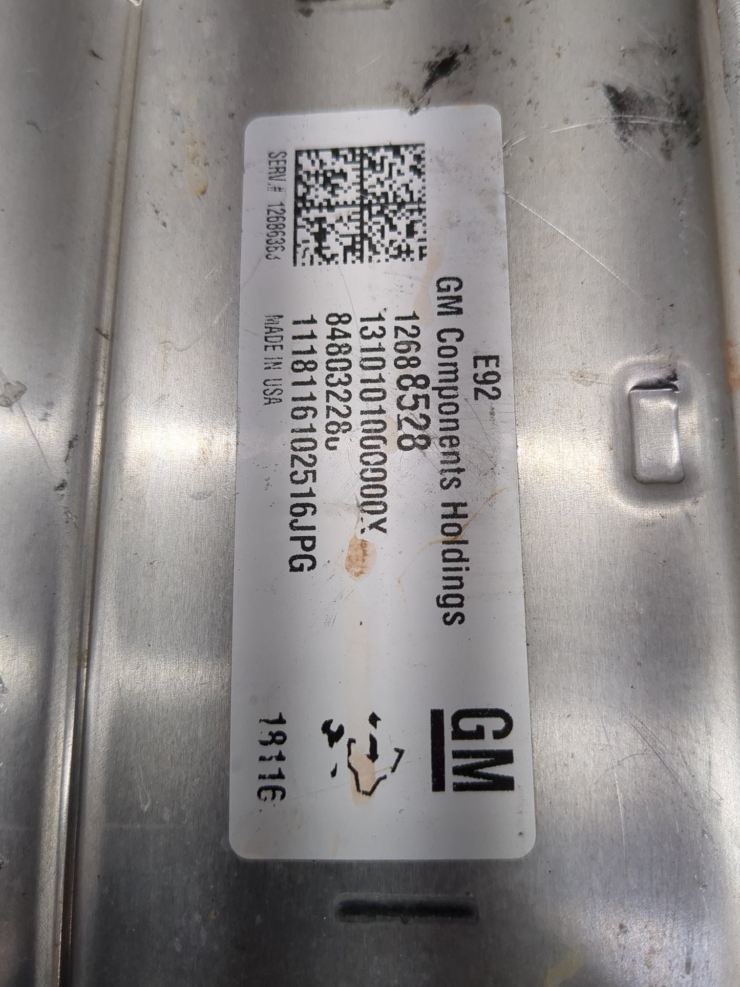 2018 Chevrolet Silverado 1500 PCM Engine Control Computer ECU ECM PCU OEM P/N:12688528 Fits Fits 2019 OEM Used Auto Parts -