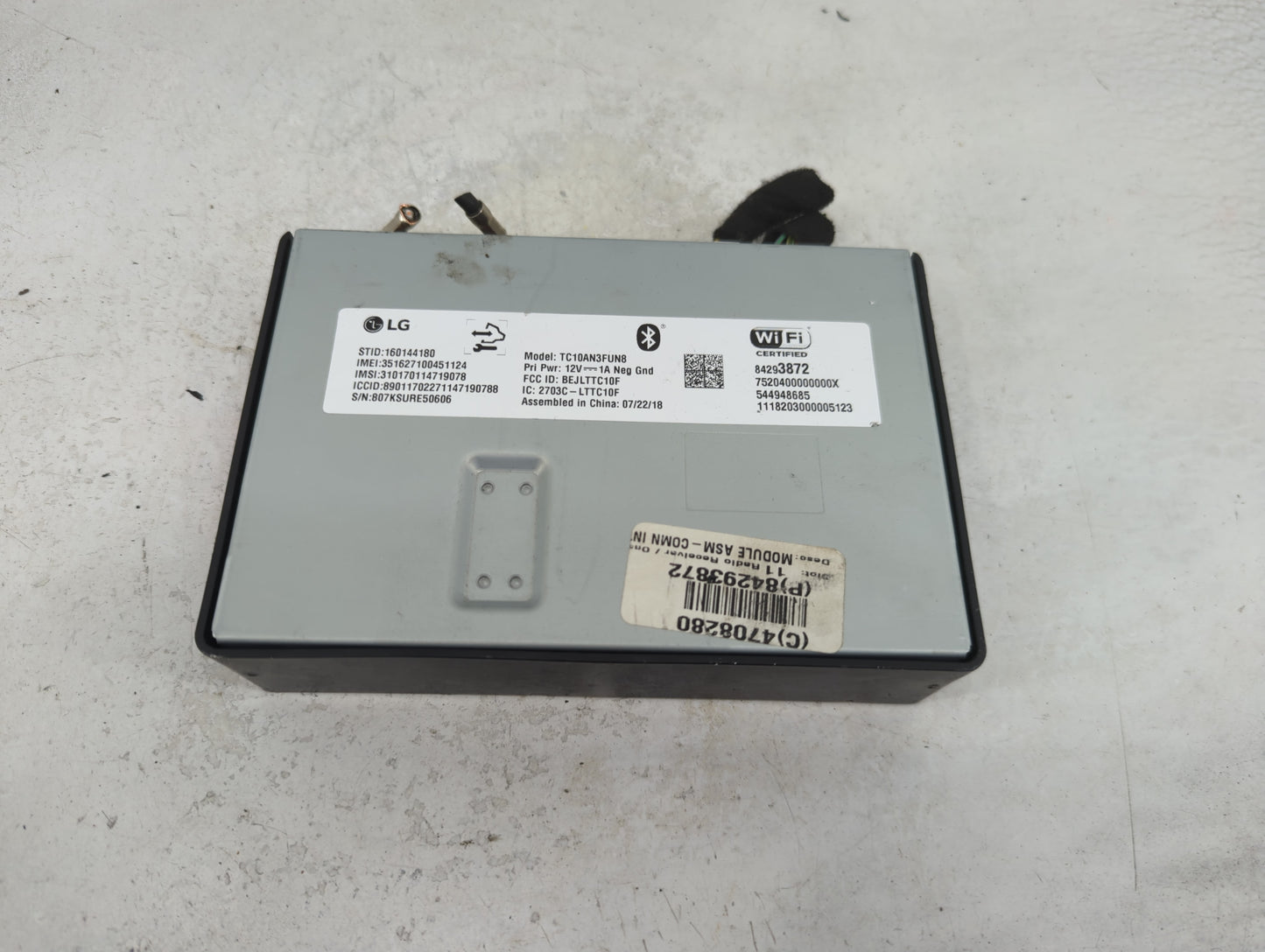 2018-2019 Chevrolet Silverado 1500 Communication Control Module - Oemusedautoparts1.com