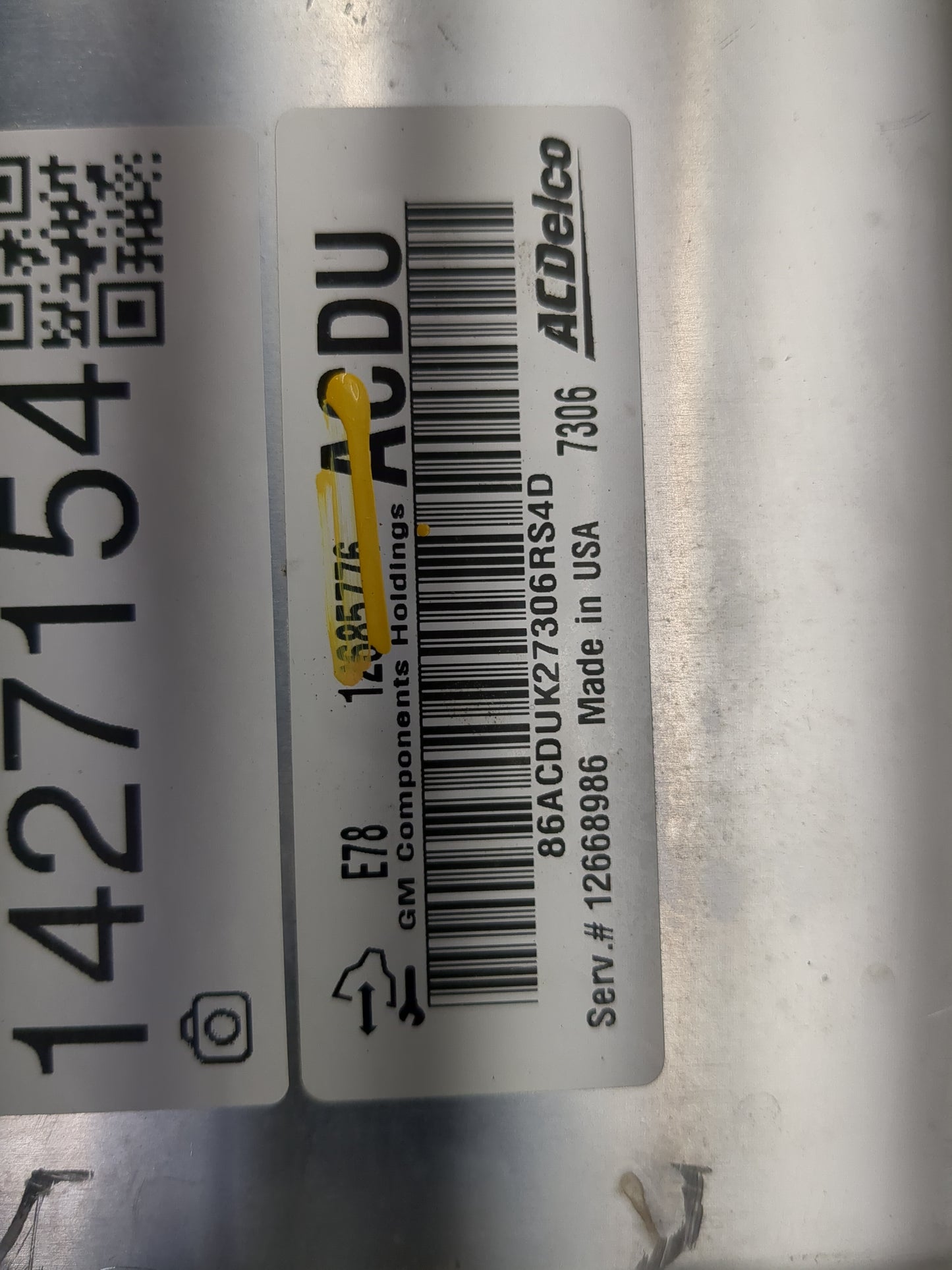 2017-2019 Chevrolet Sonic PCM Engine Control Computer ECU ECM PCU OEM P/N:12685776 Fits Fits 2017 2018 2019 2020 2021 OEM Us