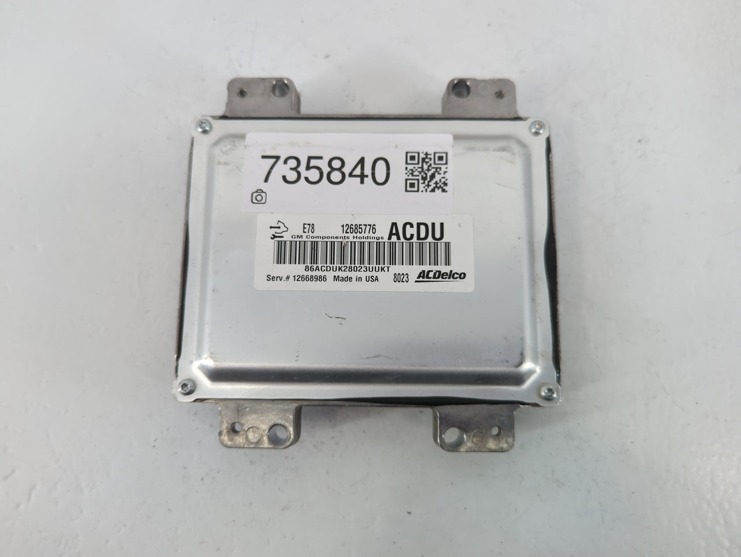 2017-2019 Chevrolet Sonic PCM Engine Control Computer ECU ECM PCU OEM P/N:12685776 Fits Fits 2017 2018 2019 2020 2021 OEM Us