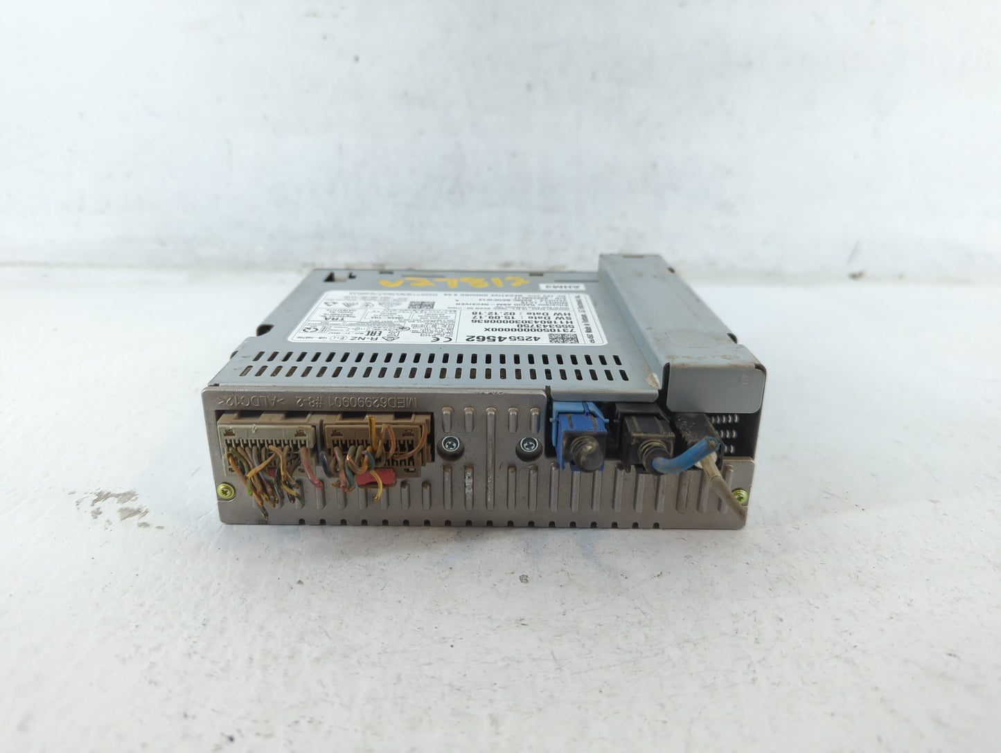 2017-2018 Chevrolet Spark Radio AM FM Cd Player Receiver Replacement P/N:42554562 Fits Fits 2017 2018 2019 OEM Used Auto Par