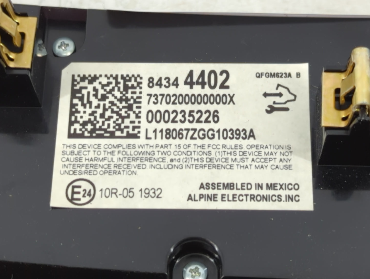 2018-2022 Chevrolet Traverse Climate Control Module Temperature AC/Heater Replacement P/N:84344402 Fits OEM Used Auto Parts