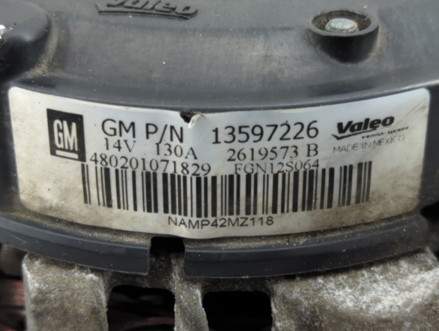 2013-2021 Chevrolet Trax Alternator Replacement Generator Charging Assembly Engine OEM Fits OEM Used Auto Parts - Oemusedaut