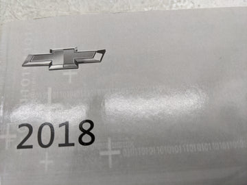 2018 Chevrolet Trax Owners Manual Book Guide P/N:84098807 OEM Used Auto Parts