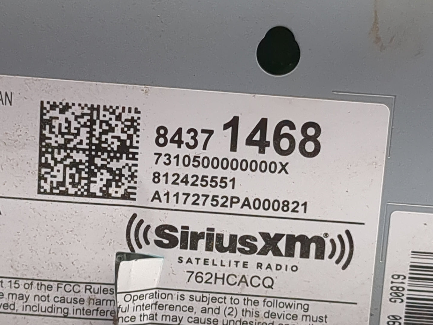 2018 Chevrolet Trax Information Display Screen - Oemusedautoparts1.com