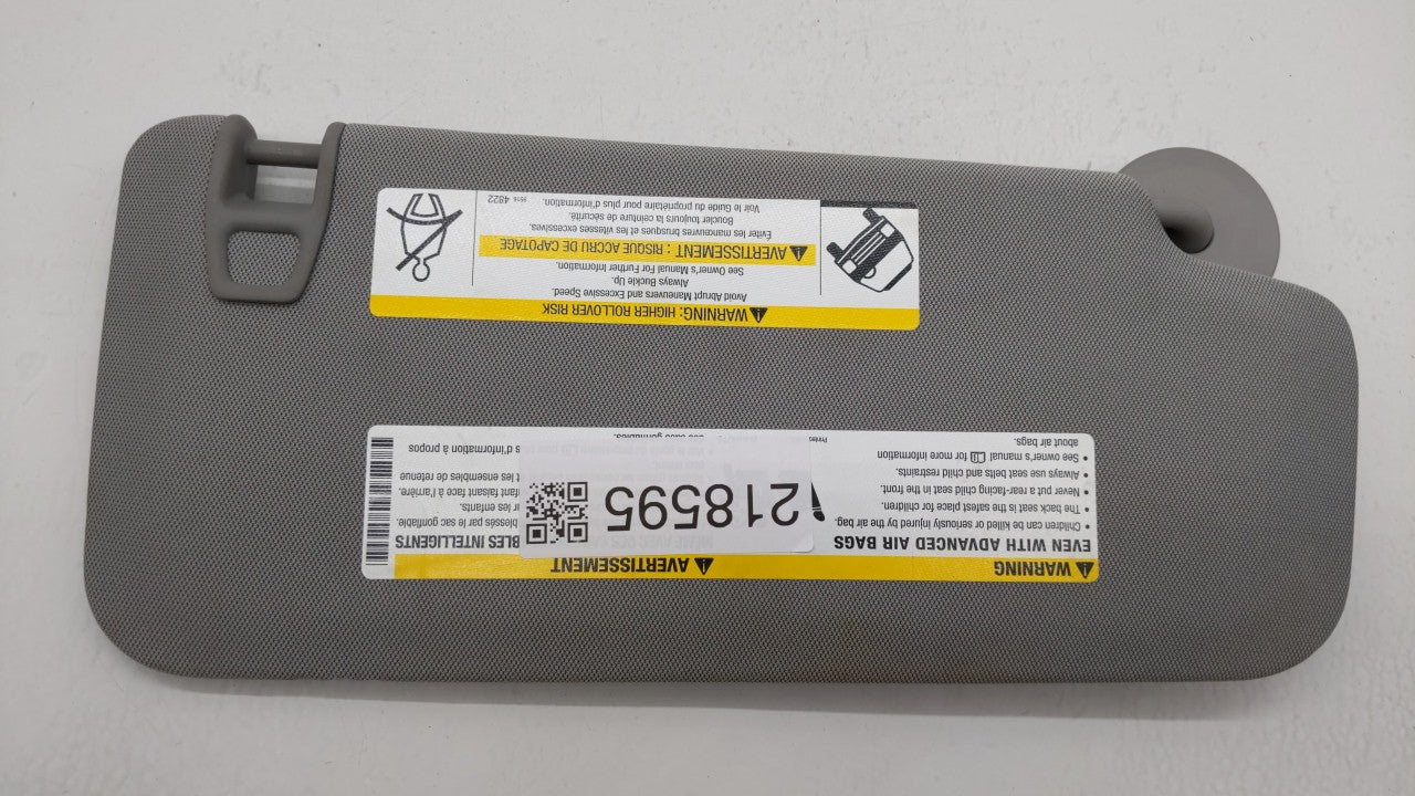 2017-2018 Chevrolet Trax Sun Visor Shade Replacement Driver Left Mirror Fits Fits 2017 2018 OEM Used Auto Parts - Oemusedaut