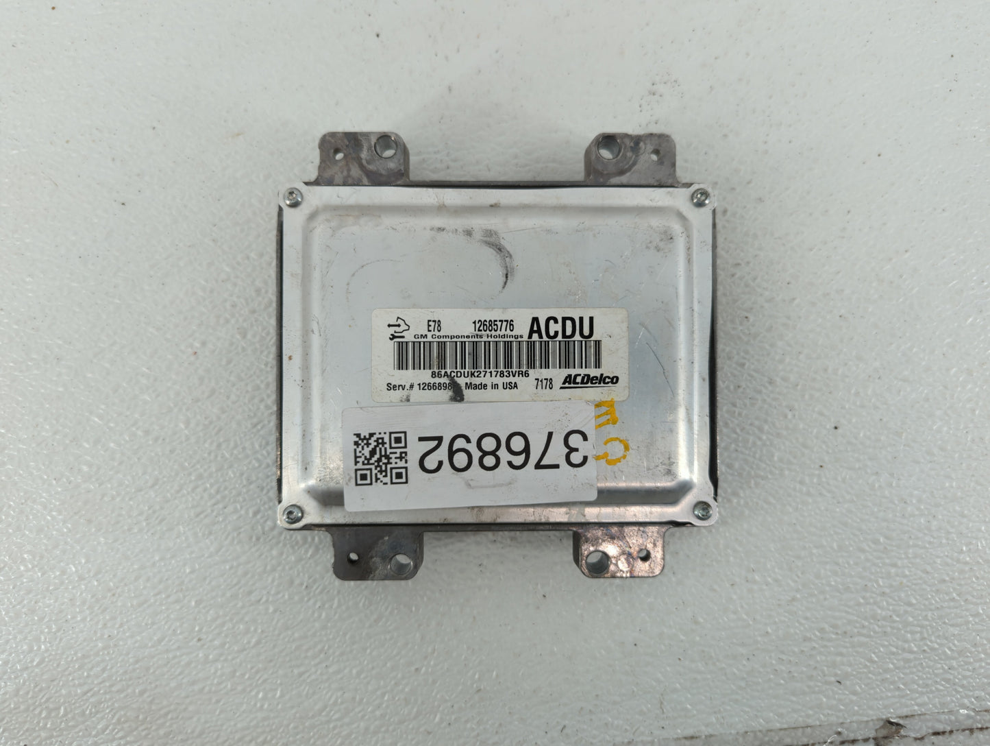 2017-2018 Chevrolet Trax PCM Engine Control Computer ECU ECM PCU OEM P/N:1266898 12697793, 12706635 Fits Fits 2017 2018 2019