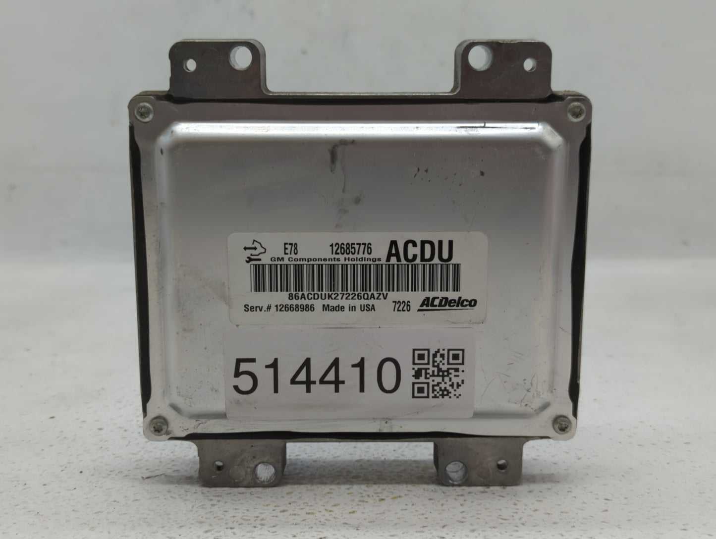 2017-2021 Chevrolet Trax PCM Engine Control Computer ECU ECM PCU OEM P/N:12668986 12685776 Fits Fits 2017 2018 2019 2020 202