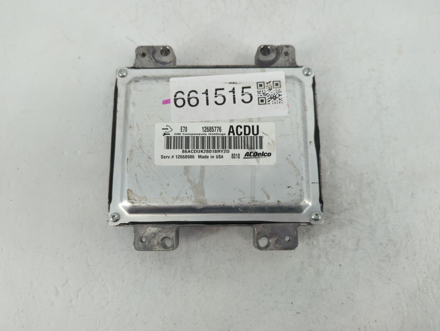 2017-2021 Chevrolet Trax PCM Engine Control Computer ECU ECM PCU OEM P/N:12668986 12685776 Fits Fits 2017 2018 2019 2020 202