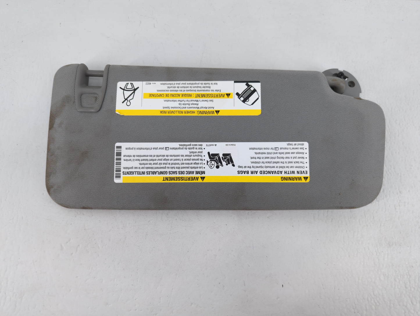 2017-2021 Chevrolet Trax Sun Visor Shade Replacement Driver Left Mirror Fits Fits 2017 2018 2019 2020 2021 OEM Used Auto Par