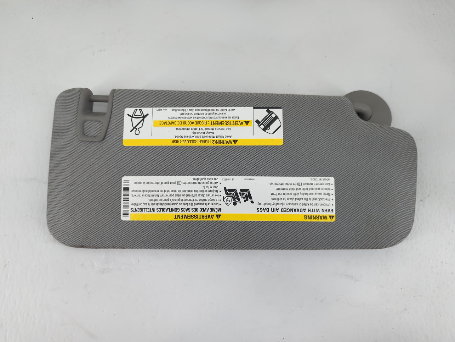 2017-2021 Chevrolet Trax Sun Visor Shade Replacement Driver Left Mirror Fits Fits 2017 2018 2019 2020 2021 OEM Used Auto Par