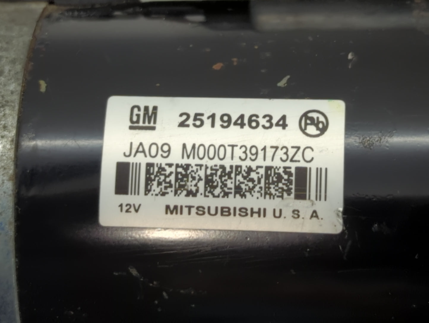 2013-2021 Chevrolet Trax Car Starter Motor Solenoid OEM P/N:25294634 55595603 Fits OEM Used Auto Parts - Oemusedautoparts1.c
