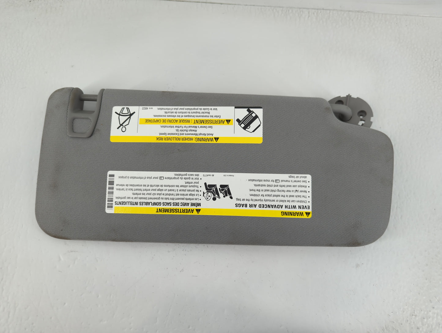 2017-2021 Chevrolet Trax Sun Visor Shade Replacement Driver Left Mirror Fits Fits 2017 2018 2019 2020 2021 OEM Used Auto Par