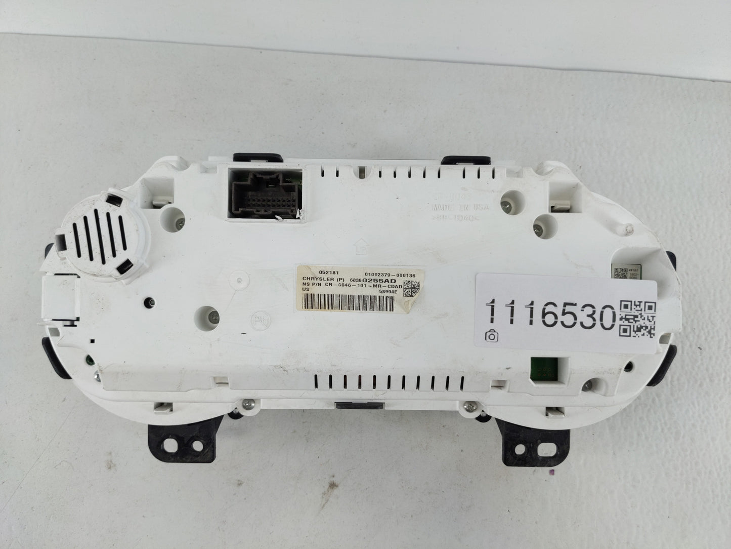 2018 Chrysler Pacifica Instrument Cluster Speedometer Gauges P/N:683602255AD Fits OEM Used Auto Parts - Oemusedautoparts1.co