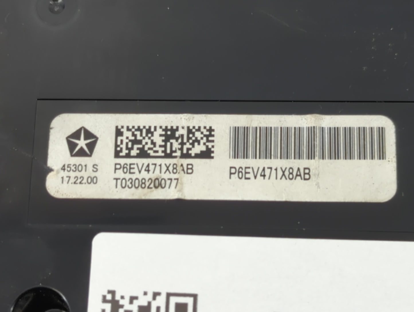 2018-2020 Chrysler Pacifica Climate Control Module Temperature AC/Heater Replacement P/N:P6EV471X8AB Fits Fits 2018 2019 202