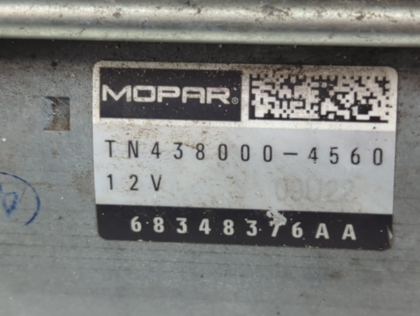 2017-2022 Chrysler Pacifica Car Starter Motor Solenoid OEM P/N:TN438000-4560 Fits Fits 2017 2018 2019 2020 2021 2022 OEM Use