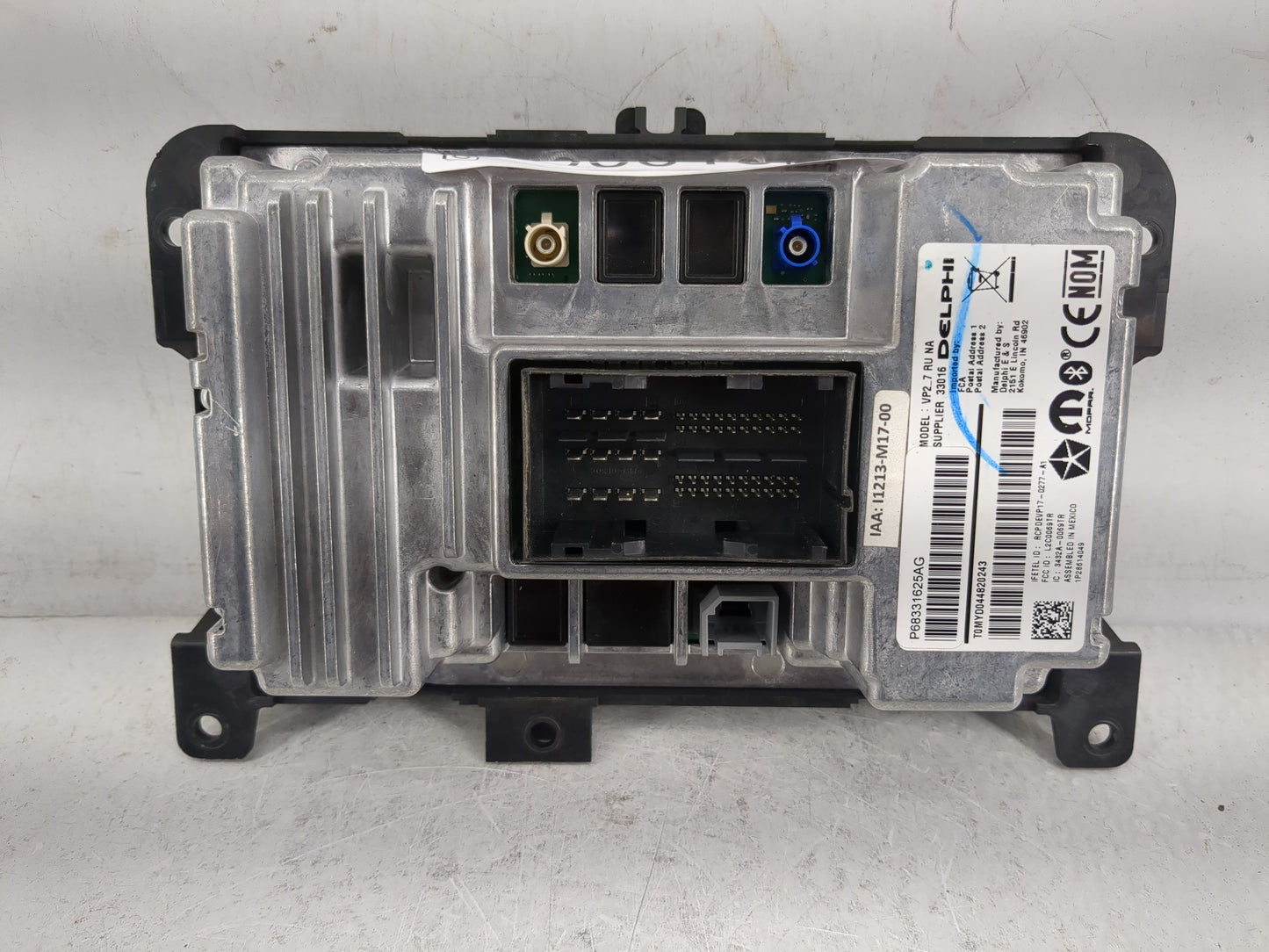 2018 Chrysler Pacifica Radio AM FM Cd Player Receiver Replacement P/N:P68331625AG Fits OEM Used Auto Parts - Oemusedautopart