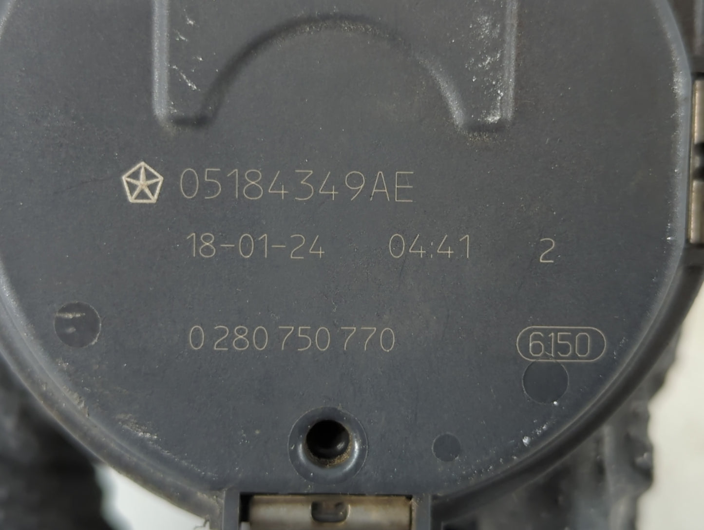 2017-2022 Chrysler Pacifica Throttle Body P/N:0 280 750 770 05184349AE Fits OEM Used Auto Parts - Oemusedautoparts1.com